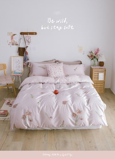 春日拾光 - 天絲棉四件組 ( 床包 + 被套 + 枕套 )  / Sybil-Ho 聯名款