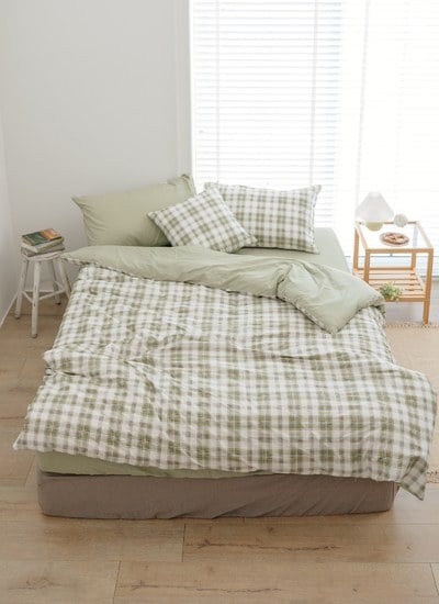 春霧 - 純棉四件組 ( 床包 + 被套 + 枕套 )