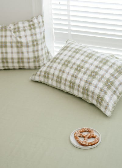 春霧 - 純棉床包組 ( 床包 + 枕套 )