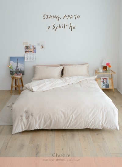 秘蜜日記 - 天絲棉四件組 ( 床包 + 被套 + 枕套 )  / Sybil-Ho 聯名款