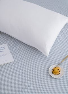 花漾白 - 二重紗 / 雙層紗素色枕套 / 2入組