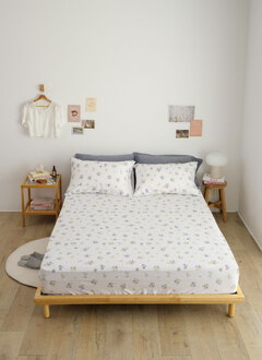 椿嶼 - 純棉全印花床包組 ( 床包 + 枕套 )