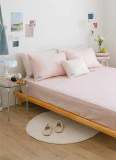 莓果芝士 - 華爾紗 ( 純棉 ) 床包組（床包＋枕套2入）