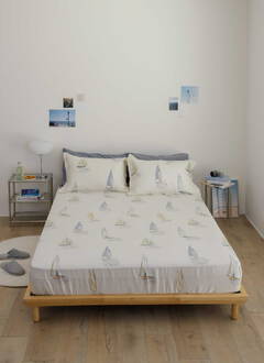 Whisper - 天絲全印花A床包組 ( 床包 + 枕套 )