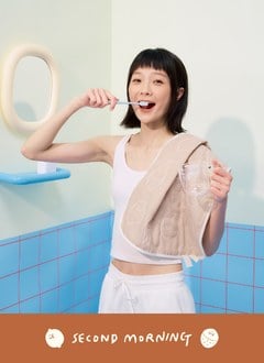 HellO ! MorninG - 100%純棉六層紗毛巾 / 浴巾 / Second Morning 正版授權