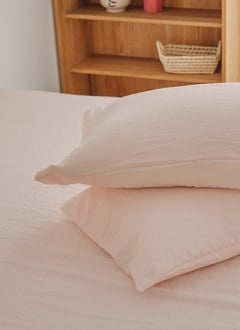 茱萸粉 - 二重紗 / 雙層紗枕套 / 2入組