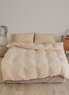 香草黃 - 二重紗 / 雙層紗四件組 ( 床包 + 被套 + 枕套 )