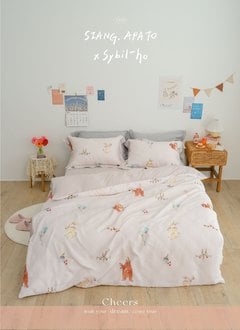 春日慶典 - 天絲棉四件組 ( 床包 + 被套 + 枕套 ) / Sybil-Ho 聯名款