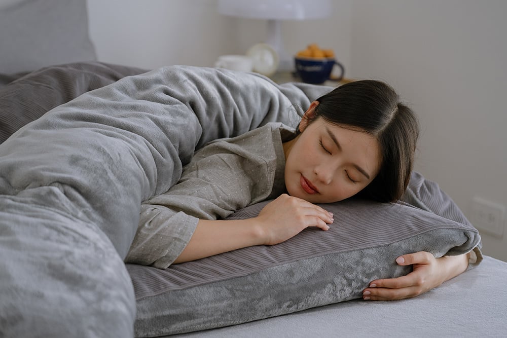 小條絨x法蘭絨床包四件組-巧酥可可 小條絨x法蘭絨床包四件組-巧酥可可