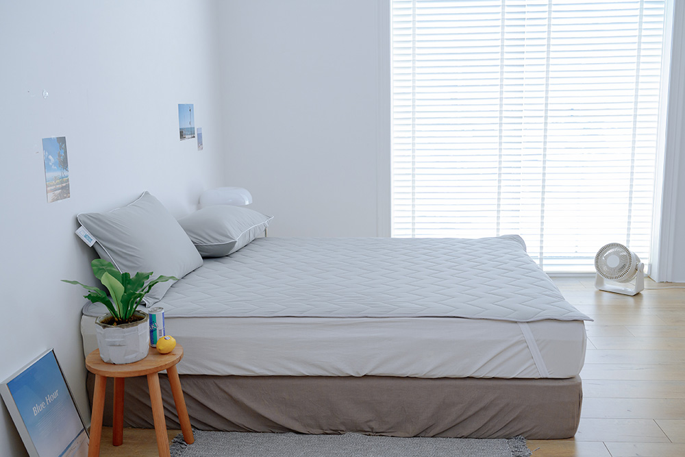 涼墊代替床包跟保潔墊使用