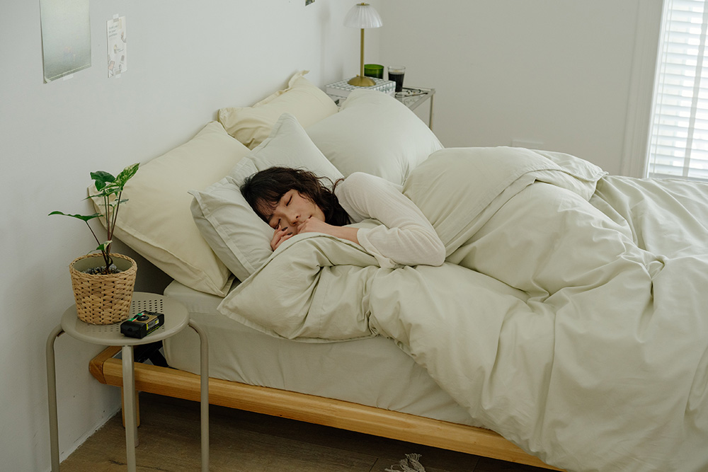 綠松-有機棉床包 綠松-有機棉床包