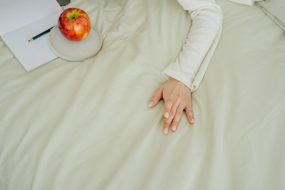 綠松-有機棉床包 綠松-有機棉床包