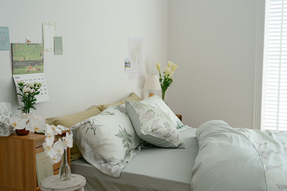 蒔光花園-天絲棉床包