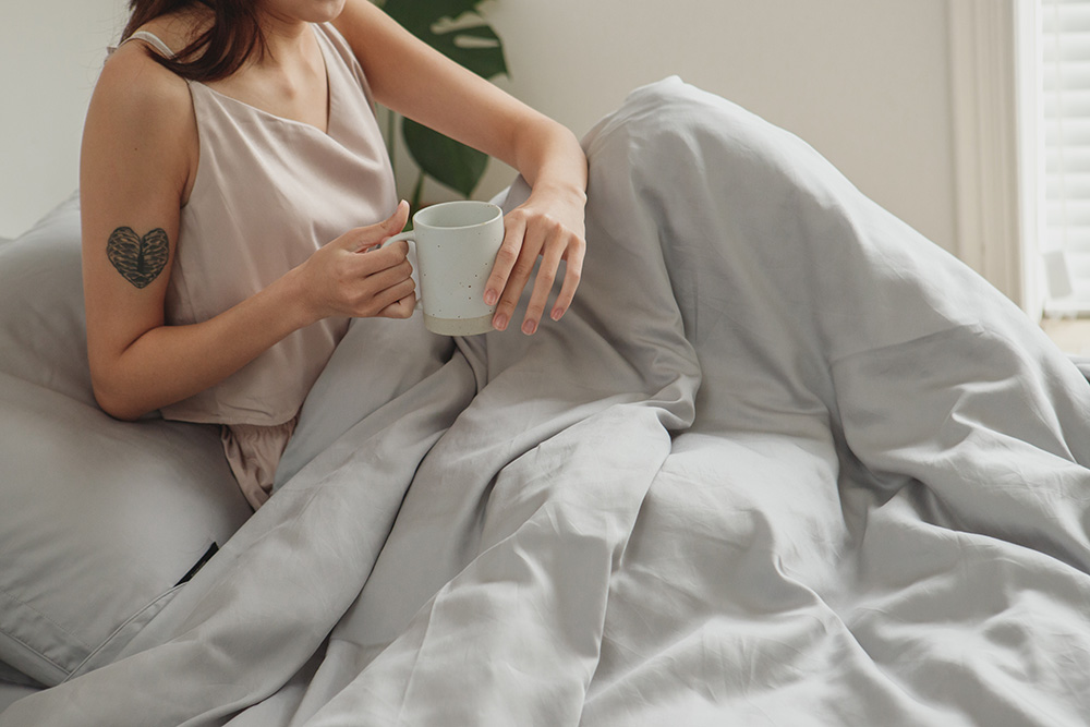 深灰雪松-天絲床包