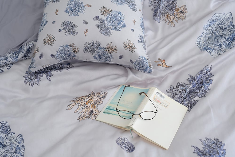 夏日蔚藍-天絲棉床包 夏日蔚藍-天絲棉床包