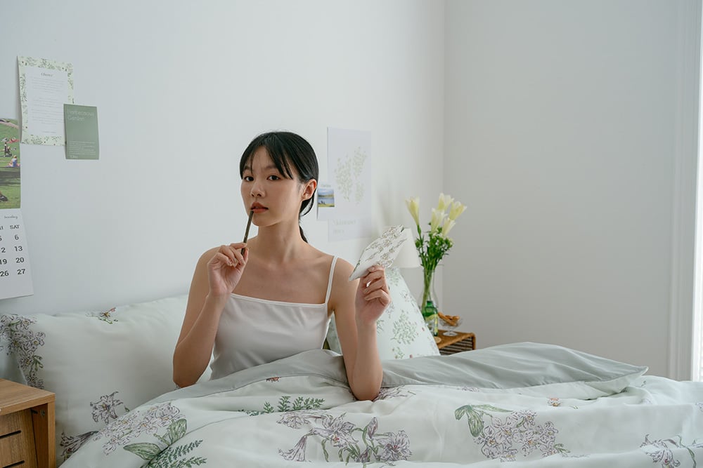 蒔光花園-天絲棉床包 蒔光花園-天絲棉床包