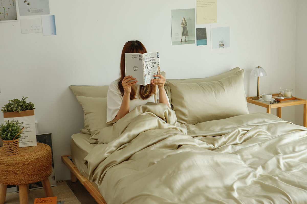 60支素色天絲床包